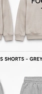 FOCUS Kids Shorts Grey — front